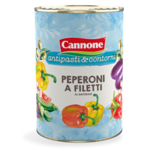 Papriky krájené v nálevu Cannone 4kg